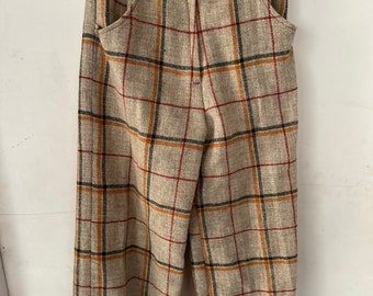 1970s  Womens Plaid Bell Bottoms