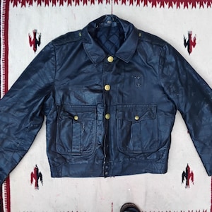 Chicago Police Leather Jacket - Etsy