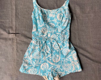 1960 Sky Blue Playsuit