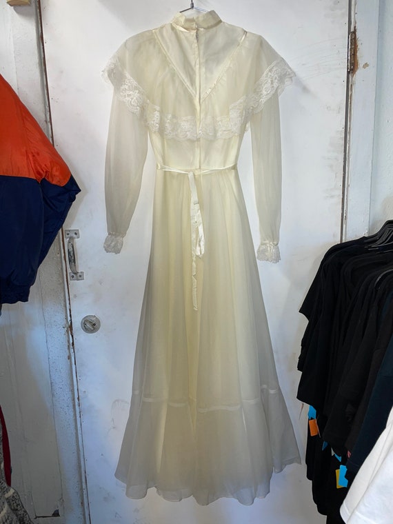 1970s Gunne Sax Style Wedding dress - image 6