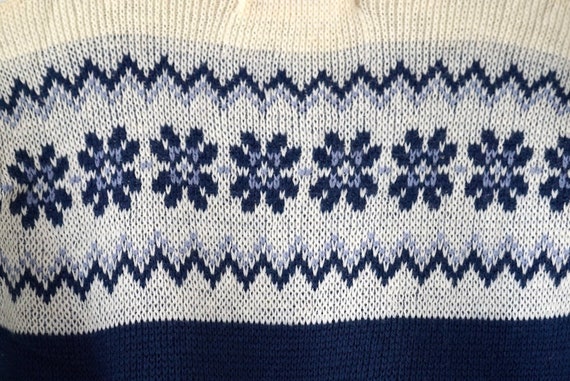 1960’s Ski Sweater 100% Wool - image 6