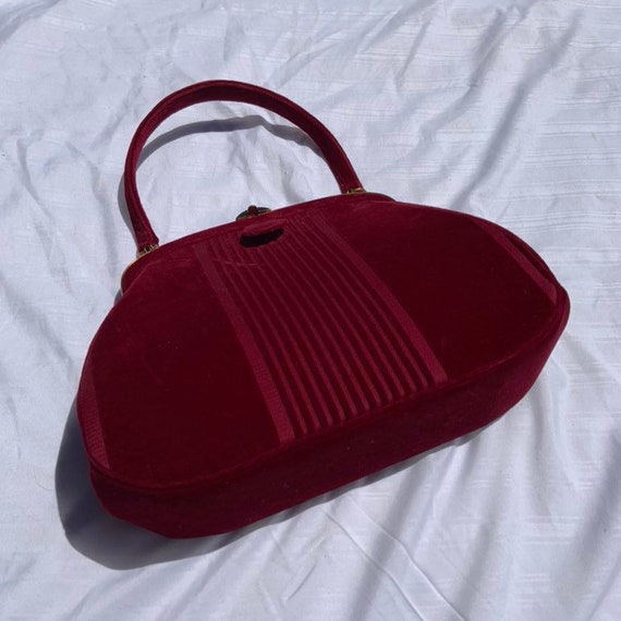 1950s Velvet Wine Purse