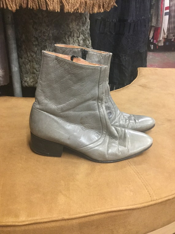 Gray Ankle Boots San Remo