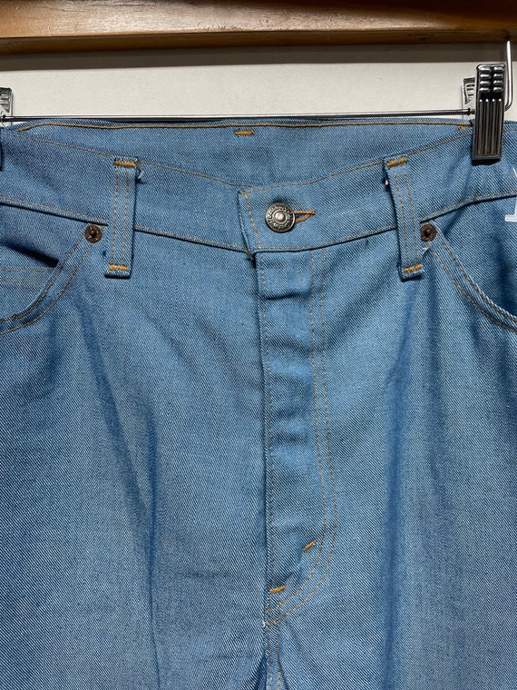 Mens 1970s Bellbottom Levis Denim Bootcut Jeans - image 2