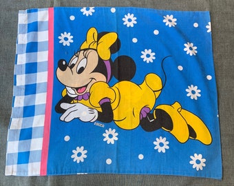 Caja de almohadas Minnie Mouse de la década de 1980