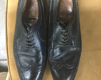 Florsheim Black Wingtip Balmoral W/ Brogued Styling Size  display picture 3