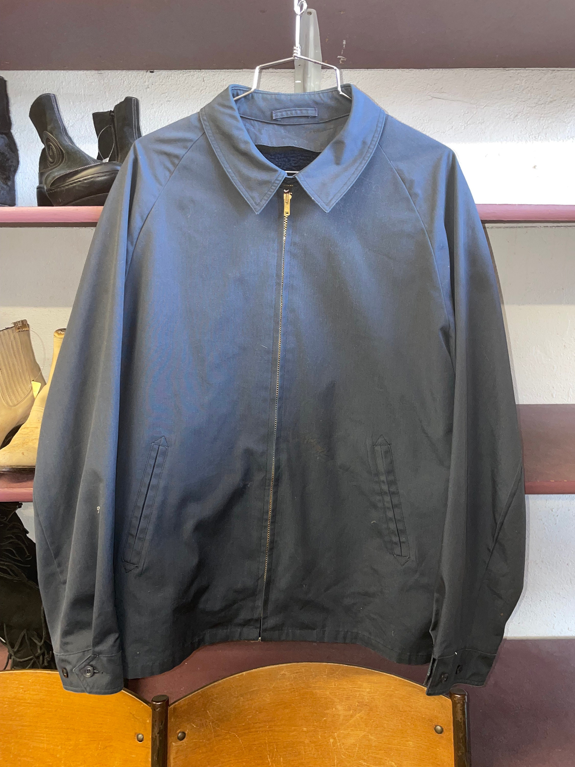 1950s Navy Blue Sir Jac Scotchguard Work Jacket - Etsy
