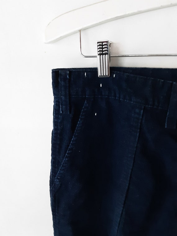 Blue Corduroy Levi Bell Bottoms View 4