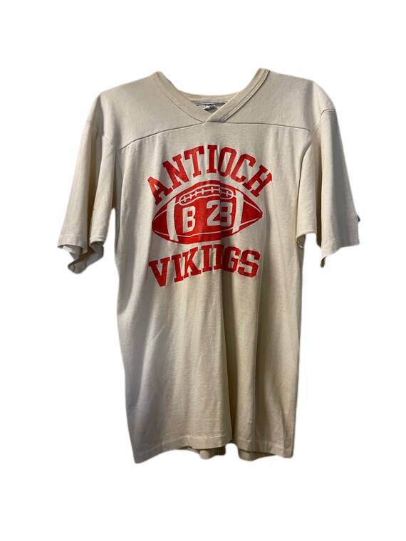 1970s Cotton Nylon Champion Vikings Football Jerse