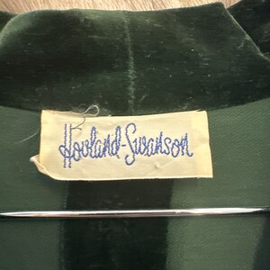 1960s Hovland Swanson Green Velvet Evening Dress - Etsy