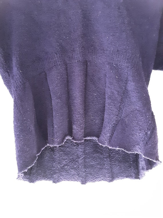 1940s Indigo Wool Sweater - image 3