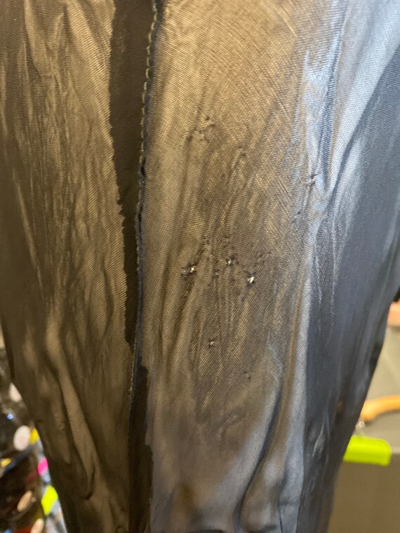 Black Sheer Bias Cut 1940s Full Length Slip