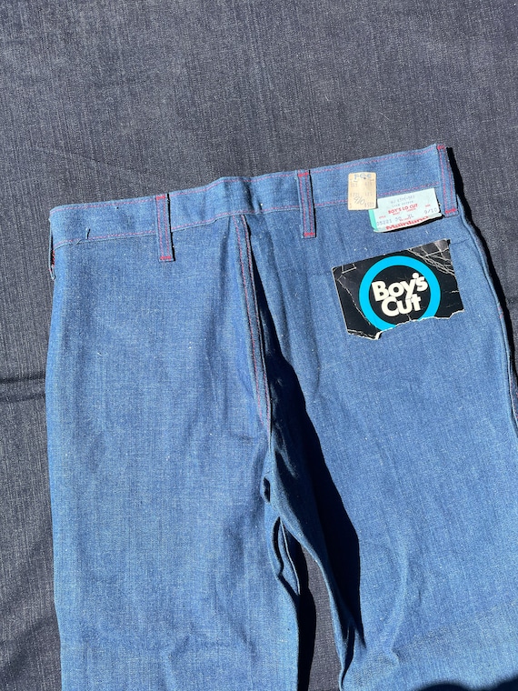 Womans 70s Deadstock Flare Pants - image 4