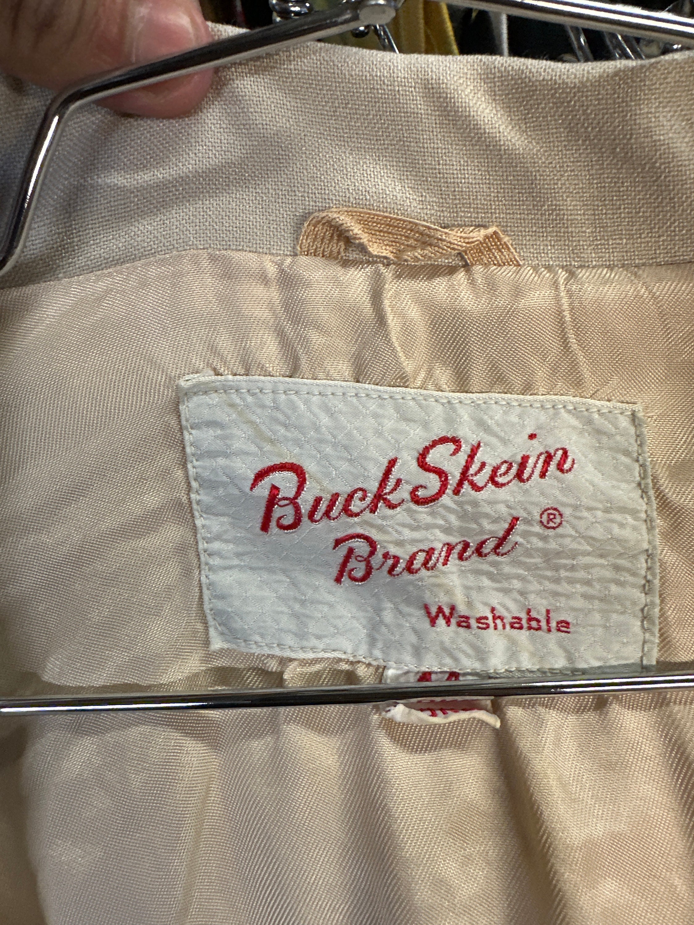 1950s Men's Buck Skein Brand Soft Jacket - Etsy