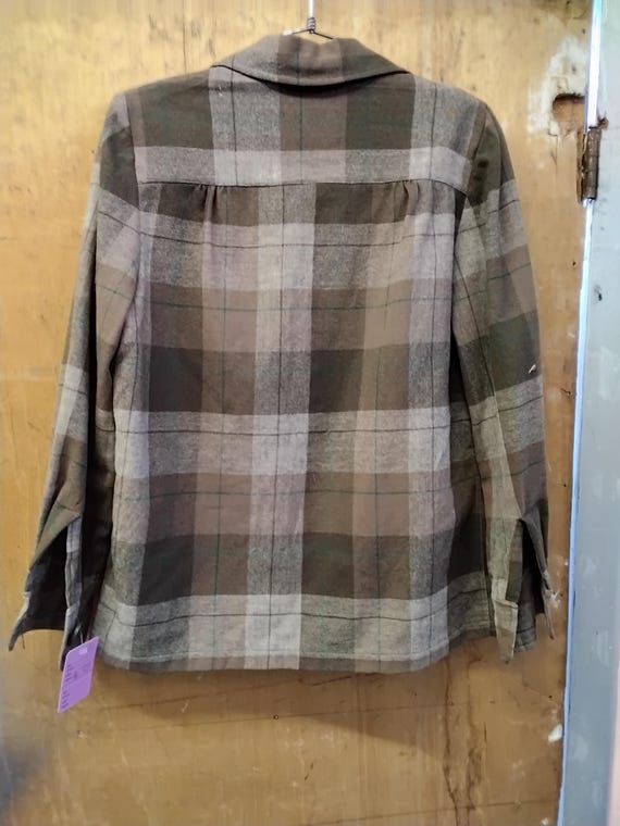 1940s/50s Pendleton wool patch pocket dagger coll… - image 5