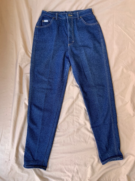 1980s Woman’s Lee’s High Waist Rider Jeans - image 1