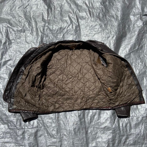 1950s Schott Perfecto Brown Leather Jacket - image 5