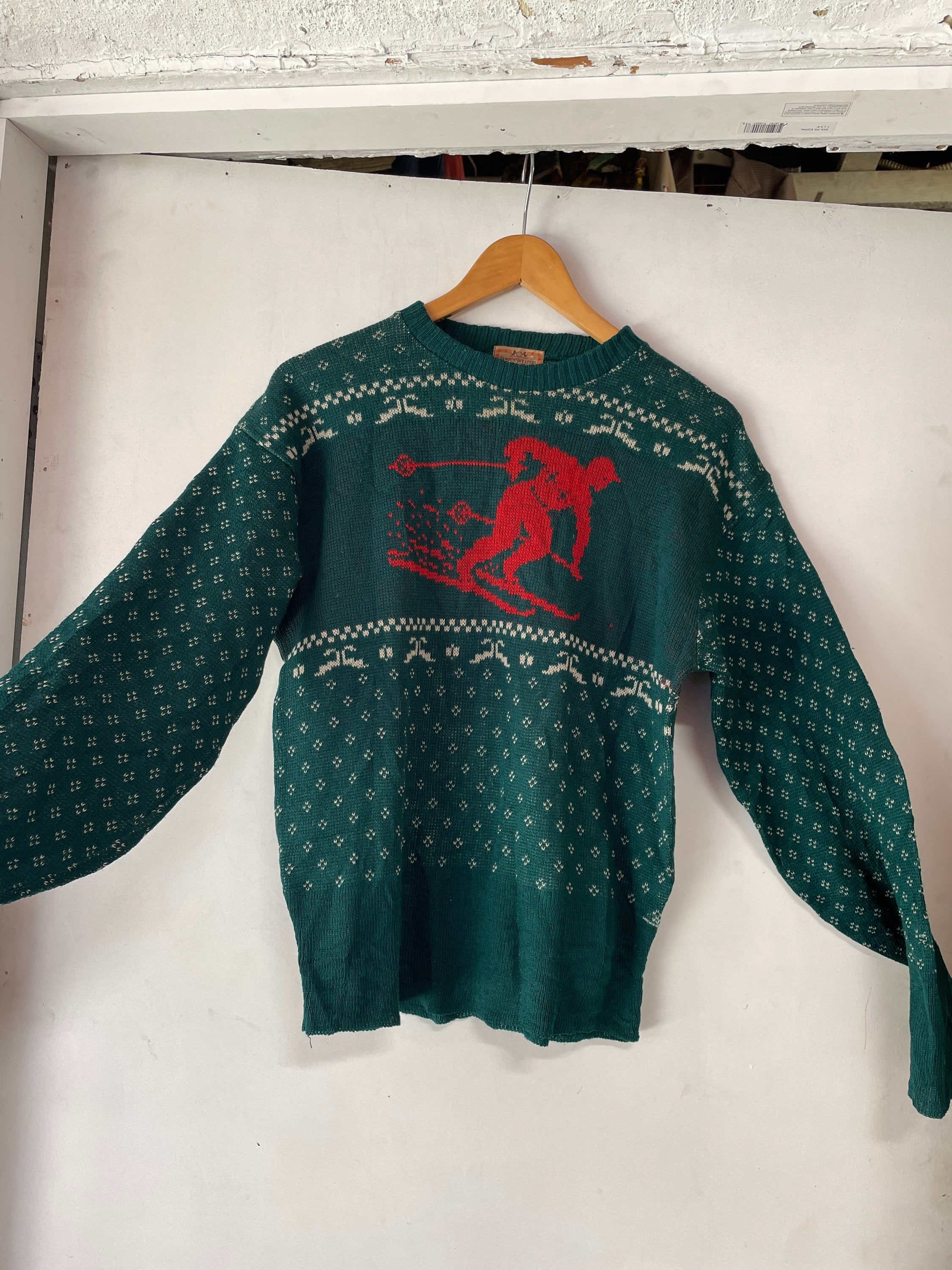 1940年代/50年代ウールスキーセーター - Etsy 日本