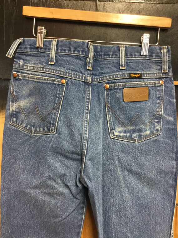 Wranglers blue jeans - image 3