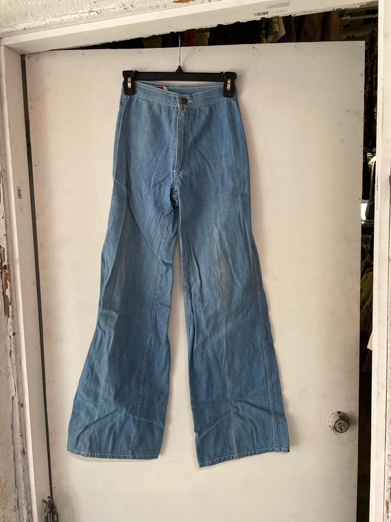 1970s Womans Flare Jeans