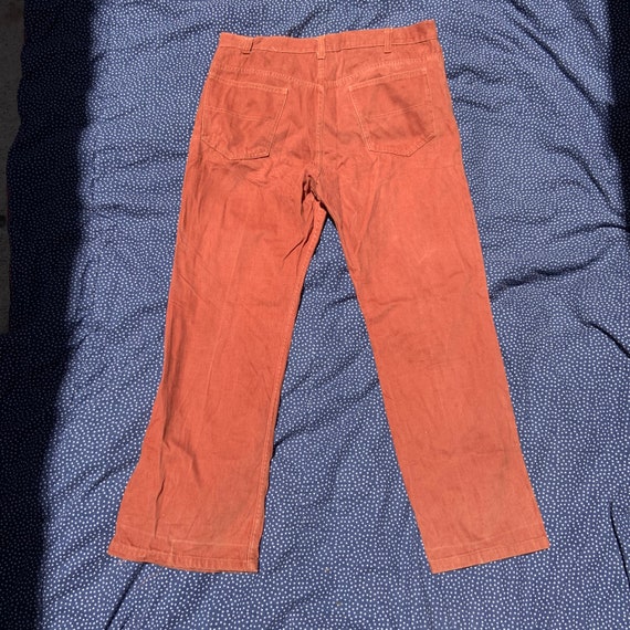 1970s Rust Terra Cotta JCPenny Flare Pants - image 3