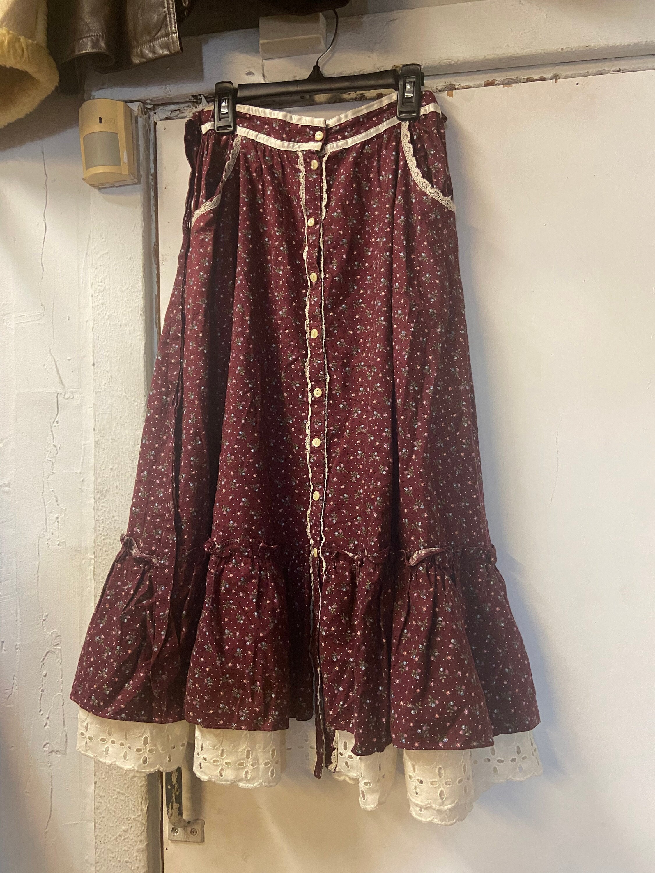 Gunne Sax Prairie Cottage Core Skirt India