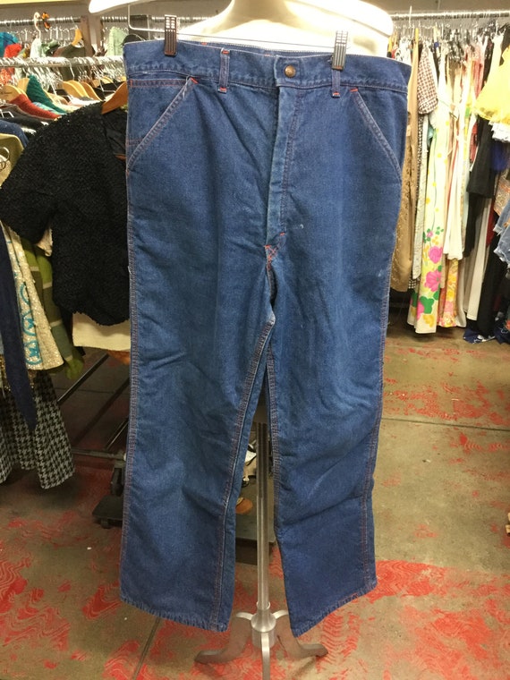 Montgomery Ward Insulated Jeans waist 34 - image 2