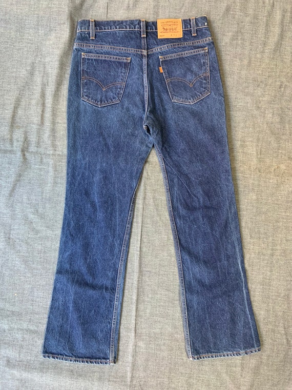 1970s Orange Tab Levis 517 - image 2