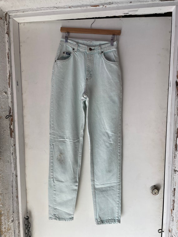 1980s Light Blue Lee Denim Jeans - Gem