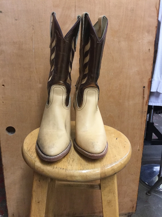 FRYE Women’s Bronze Cowboy Boots - image 1