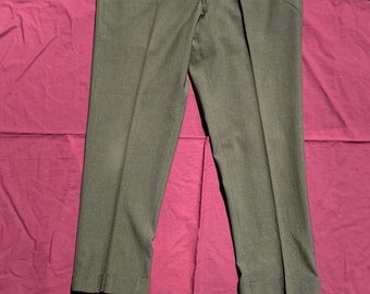 1960's Forest Green Trousers