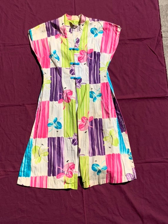1950's Kamehameha Hostess Dress Hawaiian Tunic