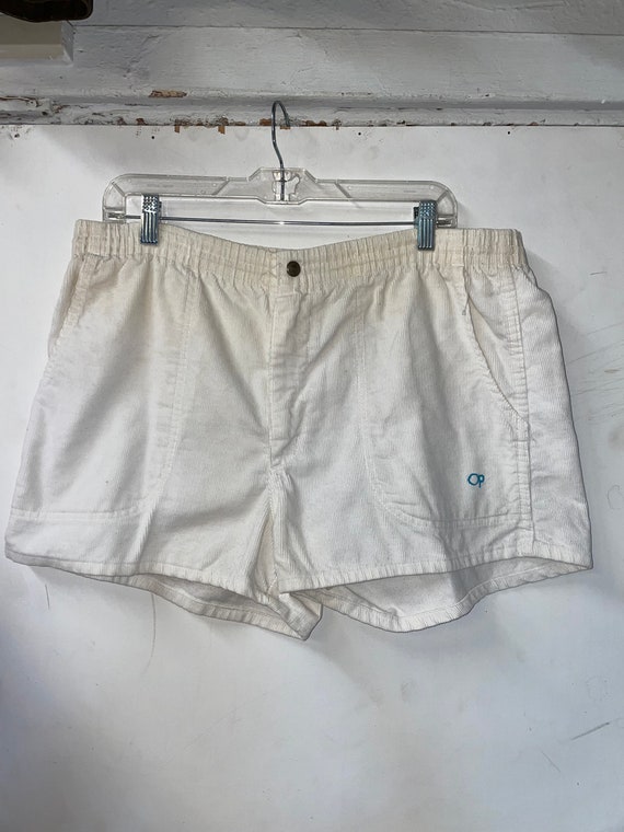 1980s Op White Shorts