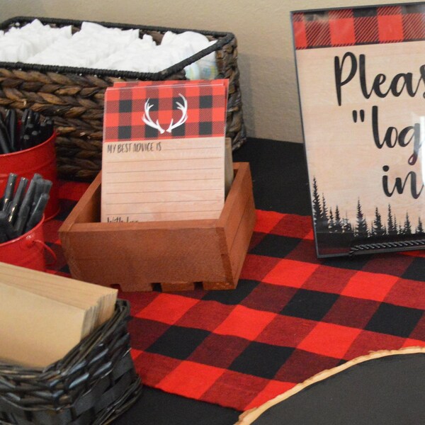 Buffalo Plaid Baby Shower - Etsy