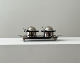 1980s – Vintage Memphis Era Condiment Set by Punto Bacola & Massimo Podesta for Montagnani