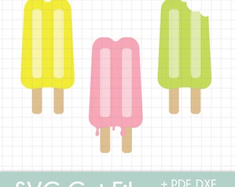 Double Popsicles (3 pack) - SVG Cut File Bundle