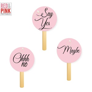 Pink ring I Said Yes to the Dress, Say yes signs, Printable Dress Shopping Paddle Signs, Printable, Instant Download