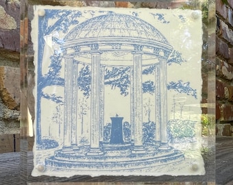 Old Well print in a 4"x4" acrylic frame