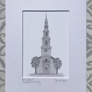 Reid Chapel matted print