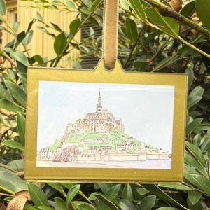 Mont Saint Michel Ornament - Etsy
