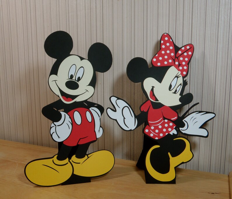 Minnie Mouse Party Decorations Centerpiece Table Decor 10 Inch Etsy