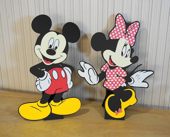 Mickey Mouse Party Decorations Centerpiece Table Decor Mickey Etsy
