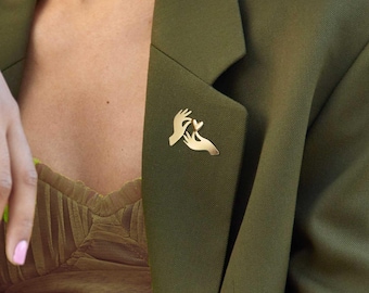 Broche Accroche-coeur