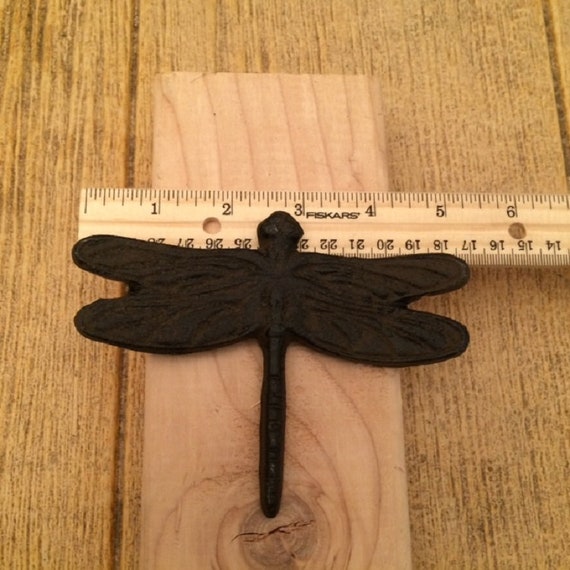 Garden Decor 0170-10313 Dragonfly Nail Cast Iron Rustic Brown Set of 12 