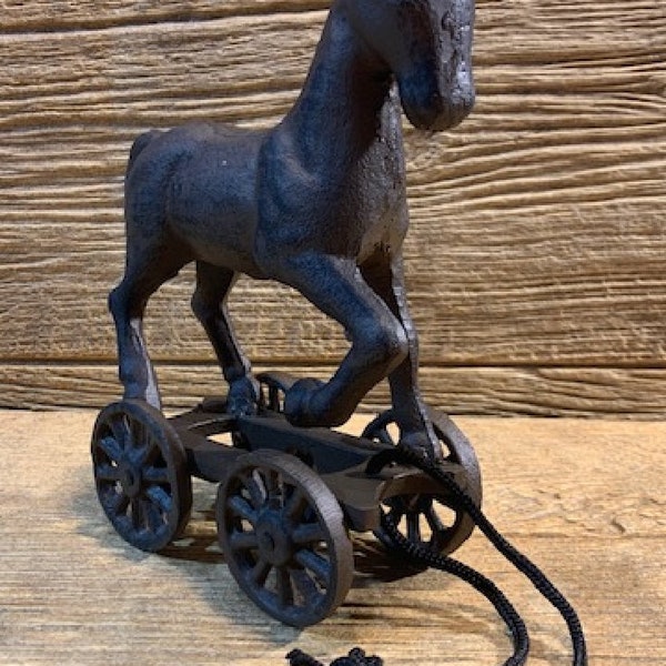Antique Horse Toy - Etsy