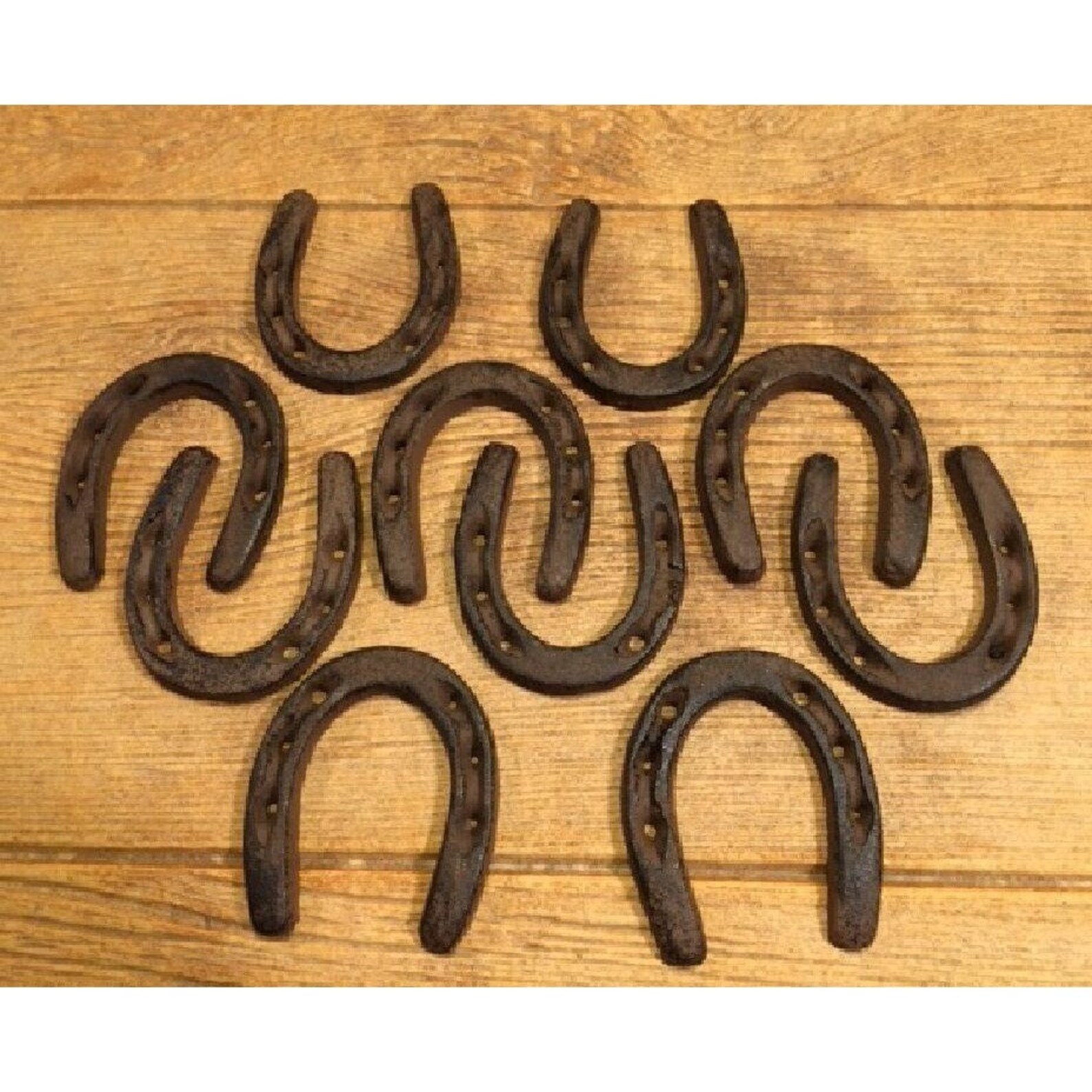 Twelve Small 3 Wide Cast Iron Horseshoe 05209 Etsy