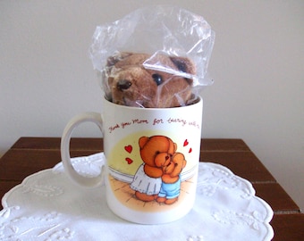 Avon Teddybär-Tasse: Keramik, Muttertagsgeschenk