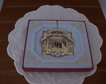 Vintage Christmas Ornament, &quot;Christmas at the White House 2007  &quot; A Mother&#39;s Kiss&quot; w/Box Unused