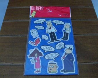 Set of 14 Dilbert Magnets, Retro 2008, Sealed, NIP