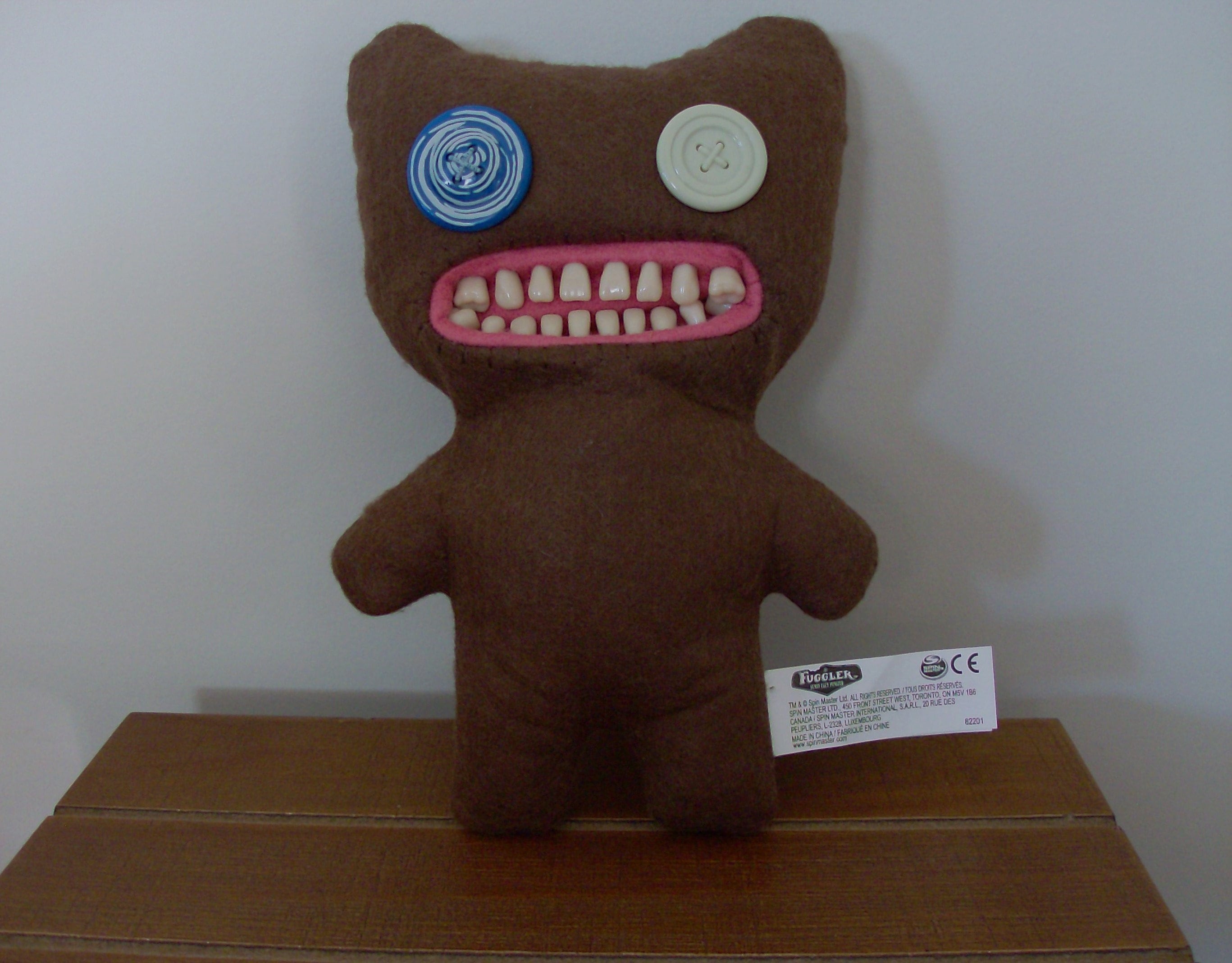 Fuggler Spin Master Mr. Buttons ファグラー Fuggler, Funny Ugly Monster, 9 inch Mr. Buttons Plush Creature